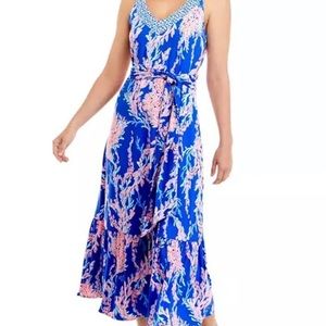 LILLY PULITZER SWIM ON OVER DRESS SIZE MEDIUM